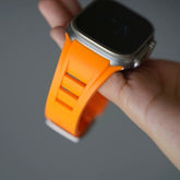 Metal & Silicon Apple Watch Strap 44 45 46 49 MM For iwatch